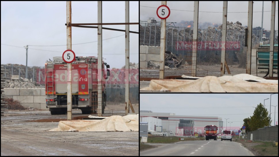 EXCLUSIV Ce a ars de fapt la incendiul de la groapa de gunoi Coseco Waste de lângă Ploiești și cum s-a aprins de fapt focul Peste 3.500 tone de deșeuri mai ales mase plastice cauciucuri și resturi vegetale arată ISU Prahova