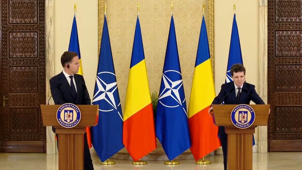 Mark Rutte transmite solidaritatea absolută a NATO cu România după explozia dronei rusești Comportamentul nechibzuit al Rusiei este un pericol pentru noi toţi. Discuții cu Nicușor Dan