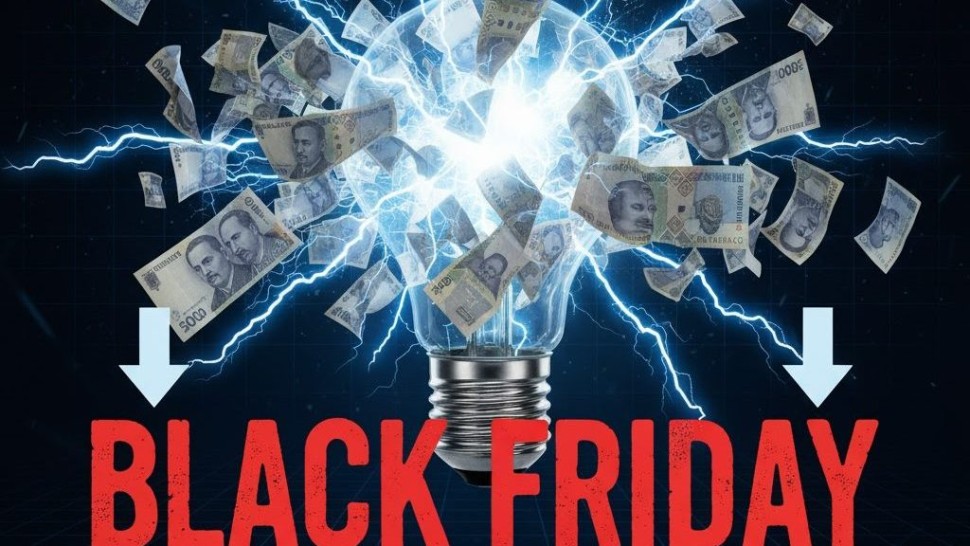 Oferte avantajoase la energie de Black Friday 2025. Sfatul șefului ANRE pentru consumatorii români
