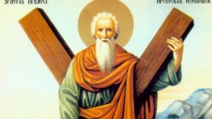 Sfântul Andrei ocrotitorul românilor. Peste 986.000 de persoane îşi sărbătoresc astăzi onomastica