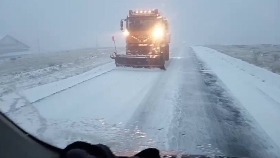 Ninsori polei și ceață pe drumurile din țară. Avertizări transmise de centrul INFOTRAFIC UPDATE FOTO și VIDEO