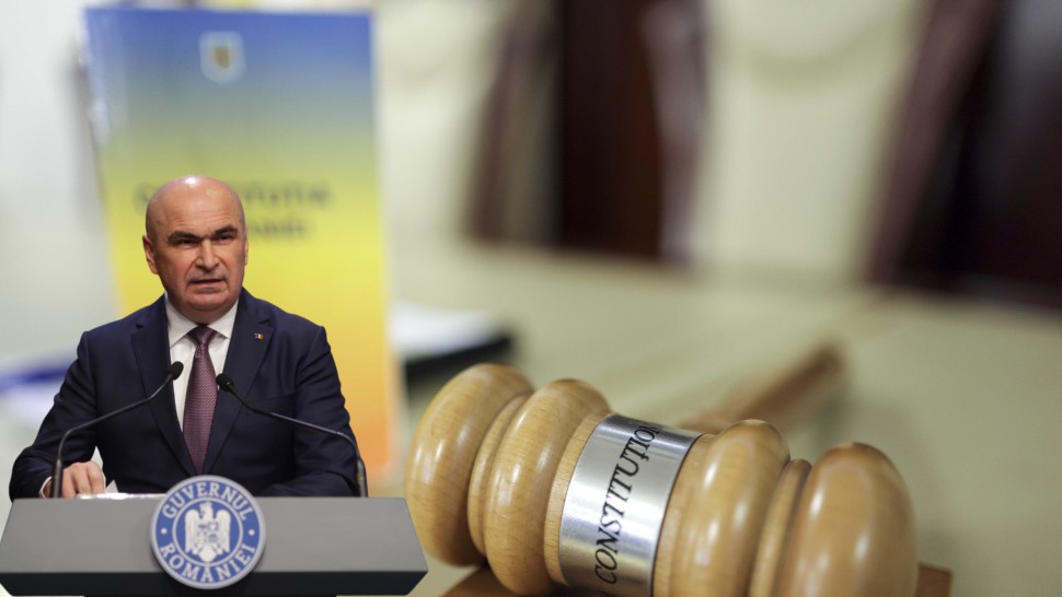 Ilie Bolojan după amânarea deciziei CCR privind pensiile magistraților Deciziile dificile nu se iau foarte uşor