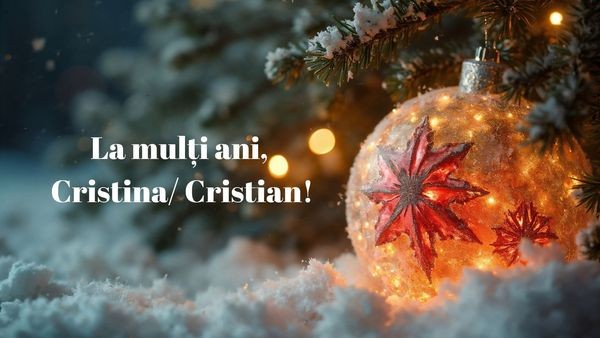Câți români își sărbătoresc ziua numelui de Crăciun