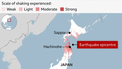 Zeci de răniți în Japonia după cutremurul de magnitudine 7.5 de ieri. O replică de peste 5 a avut loc și astazi