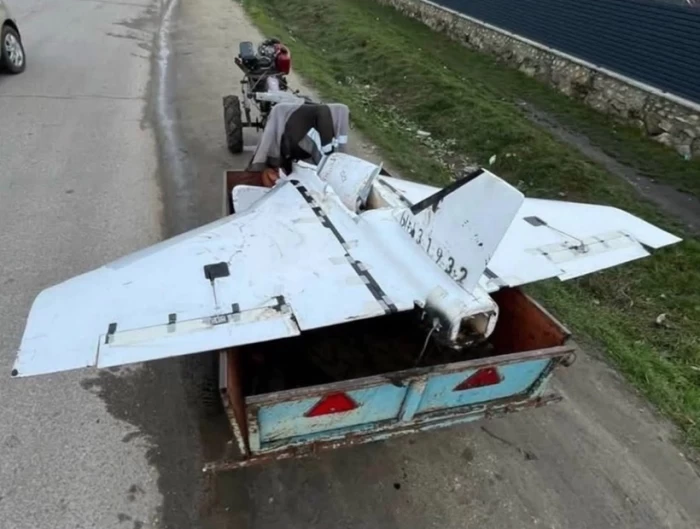 Dronă găsită în Pepeni, Republica Moldova