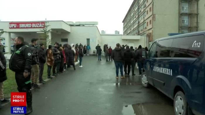 Proteste la Spitalul Județean Buzău