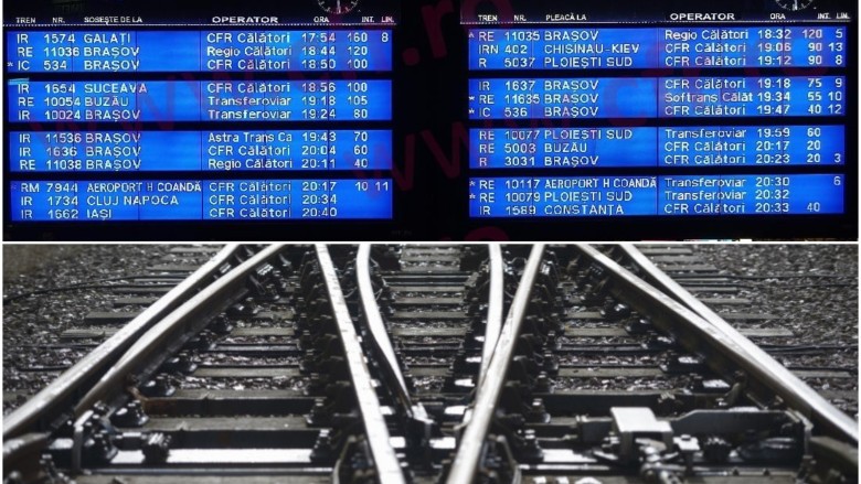 Trenuri cu întârzieri de sute de minute în Gara de Nord. Dorel a tăiat cablurile de semnalizare între Periș și Buftea