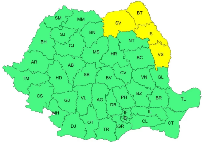 Cod Galben în Moldova