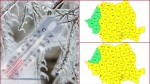 ANM prelungește codul galben de ger în aproape toată România incusiv în București Până miercuri temperaturile scad și la minus 20 de grade Celsius HARTĂ
