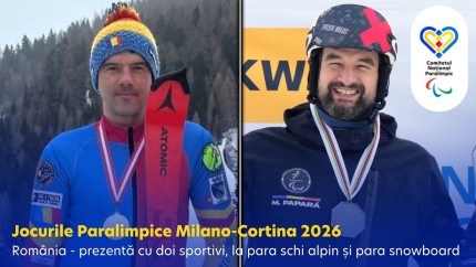 Jocurile Paralimpice de iarnă încep din 6 martie. România reprezentată de doi sportivi Mihăiţă Papară și Andrei-Sorin Popa