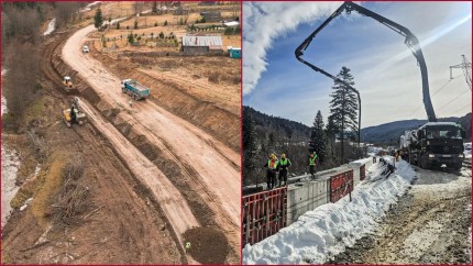 Constructorul român Erbașu a accelerat lucrările la DJ 102I Alternativa pentru aglomerația de pe DN1 Valea Prahovei prinde contur