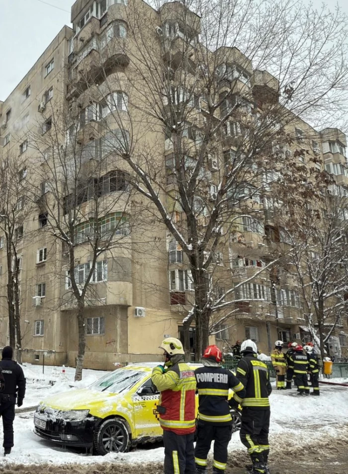 Incendiu în București sursă foto: ISU BIF