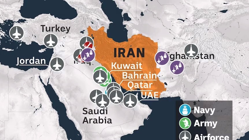 Ripostă iraniană asupra bazelor militare ale SUA din Orientul Mijlociu. Teheranul atacă baze din Qatar Bahrein Kuweit și Emiratele Arabe Unite