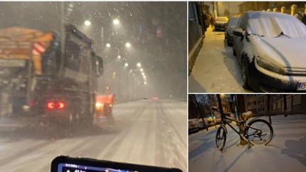 UPDATE Probleme pe drumurile publice din România din cauza ninsorilor abundente. Anunțul autorităților pentru șoferi FOTO și VIDEO