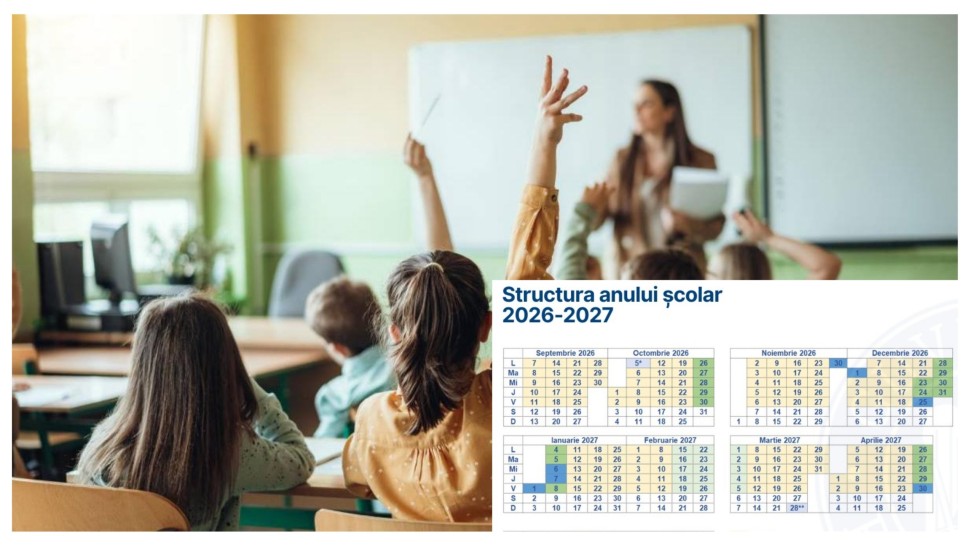 A apărut noua structură a anului școlar. Ce schimbări se aduc în învățământ