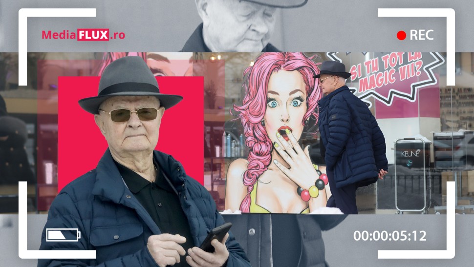 Fostul șef SRI Virgil Măgureanu se ține bine la 84 de ani Mișcare clasică de old school intelligence Vorbește la două telefoane în fața blocului FOTO și VIDEO PAPARAZZI