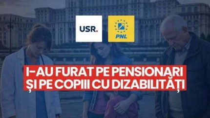 PSD USR şi PNL s-au agăţat cu dinţii de toate chichiţele legislative pentru a refuza amendamentul ce făcea dreptate pensionarilor şi copiilor cu dizabilități Atât de rău aţi ajuns să furaţi de la pensionari şi copii