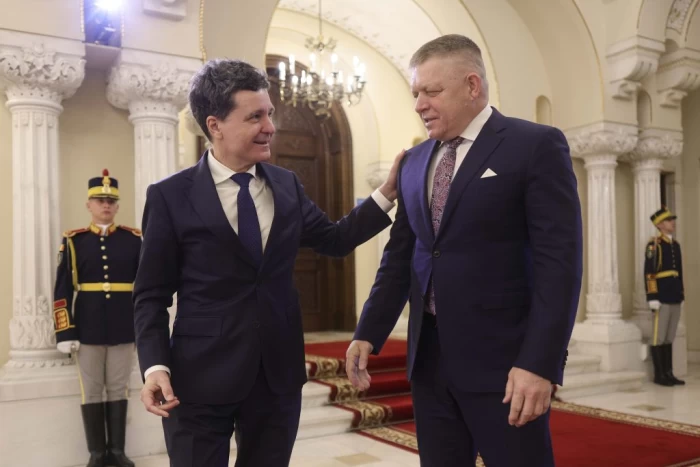 Nicușor Dan și Robert Fico sursă foto: INQUAM PHOTOS