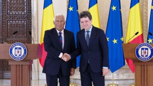 Nicușor Dan discuții cu António Costa privind Summitul din 18-19 iunie Am susținut reflectarea în Concluziile Consiliului European a incidentului grav provocat de drona rusească de la Galați