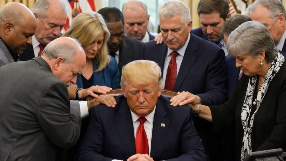 Secretul bine ascuns de Donald Trump. De ce i-au făcut pastorii creștini slujbă la Casa Albă VIDEO