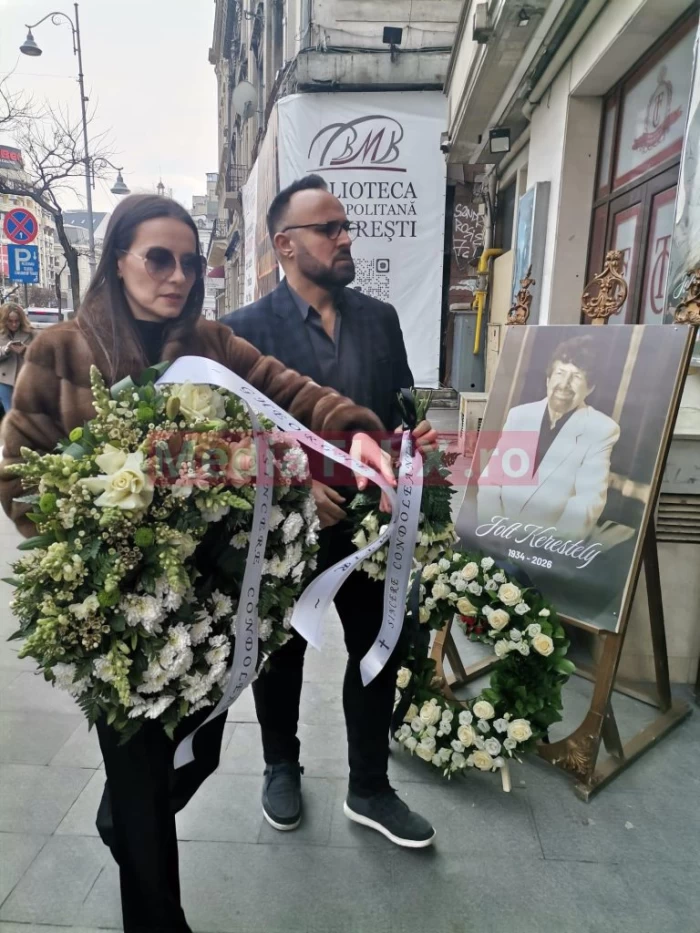 Primele imagini de la priveghiul lui Zsolt Kerestely, marele compozitor. Nume importante din lumea artistică și-au luat adio