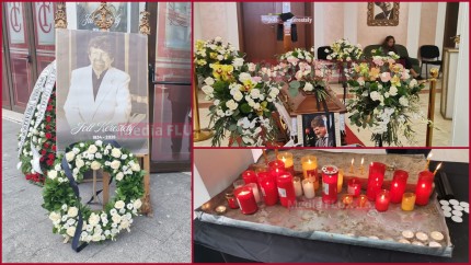 EXCLUSIV Primele imagini de la priveghiul lui Zsolt Kerestely marele compozitor. Nume importante din lumea artistică și-au luat adio