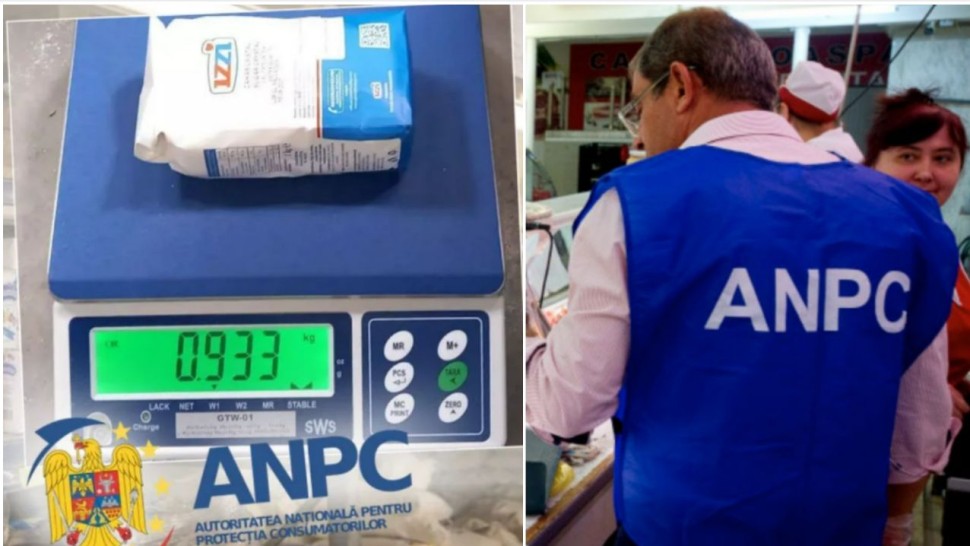 Cum sunt furați la gramaj românii. ANPC a oprit de la vânzare 140 de tone de zahăr