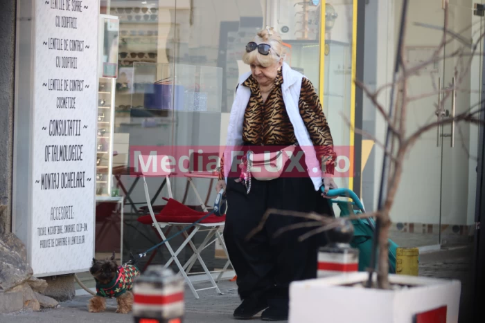 Camelia Mitoseru, mama lui Mihai Mitoșeru, a trecut cu bine de operația pe creier! Marea actriță, la plimbare pe soare cu cățel și cărucior de cumpărături