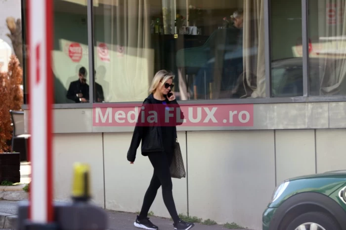 Diana Șucu vine de la sală sursă foto: Mediaflux.ro