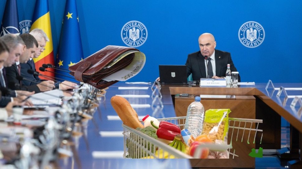 Ședință extraordinară de Guvern. Pe masa miniștrilor plafonarea alimentelor și reducerea accizei la carburanți