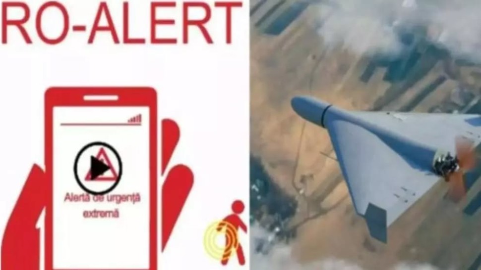 Mesaj RO-Alert la Tulcea din cauza atacurilor Rusiei asupra Ucrainei Avertisment privind posibilitatea căderii unor obiecte din spațiul aerian