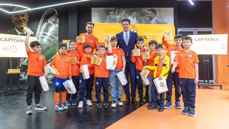 Gică Popescu a lansat jocul Căpitanul. Platformă educațională pentru micii sportivi VIDEO