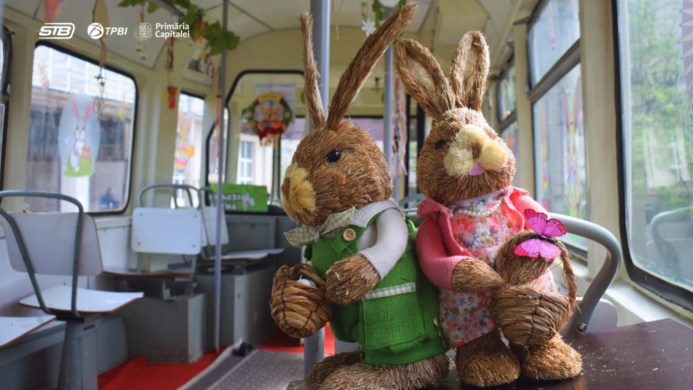 STB pune pe șine Tramvaiul Iepurașului. Ce surprize au fost pregătite pentru copii