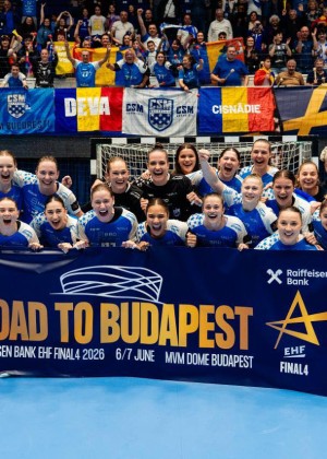 Adversara CSM București în Final Four-ul Champions League. Partide de foc în semifinale