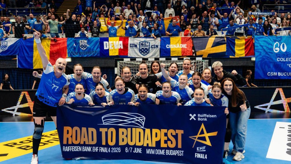 Adversara CSM București în Final Four-ul Champions League. Partide de foc în semifinale