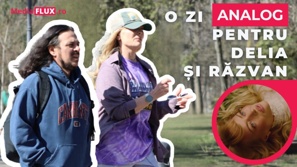 PAPARAZZI Delia cu Răzvan în parc într-o distracție analog. La pas prin Herăstrău după succesul recent FOTO și VIDEO