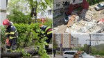 Vântul puternic a afectat zeci de localități din 14 județe. Bilanț îngrijorător de la IGSU