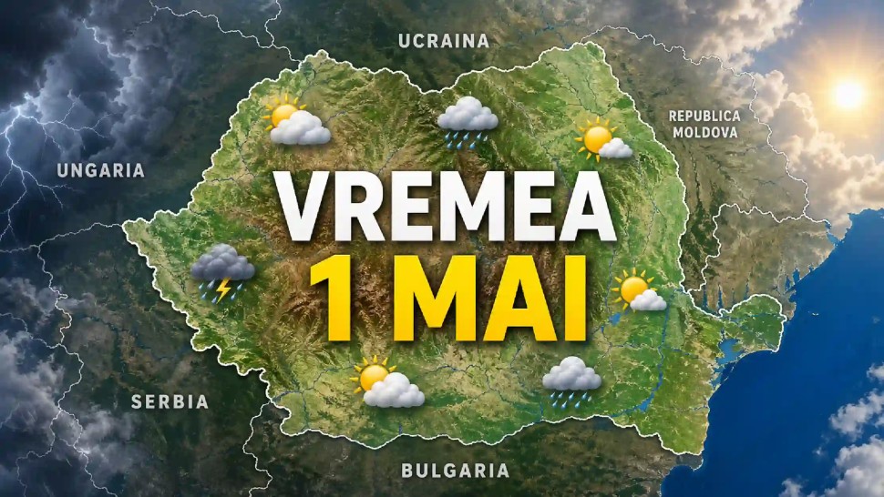 Ploi și vânt puternic în minivacanța de 1 mai. Avertismentul meteorologilor
