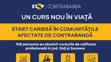 Un curs nou în viață pentru comunitățile vulnerabile 108 persoane calificate în prima serie a programului ANOFM  BAT România  dedicat comunităților afectate de contrabandă