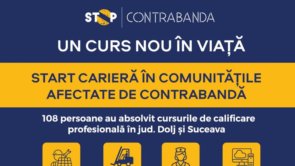 Un curs nou în viață pentru comunitățile vulnerabile 108 persoane calificate în prima serie a programului ANOFM  BAT România  dedicat comunităților afectate de contrabandă