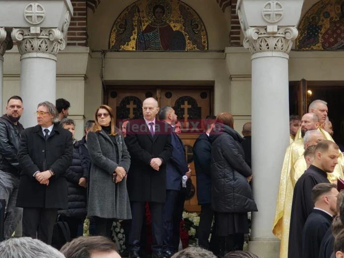 Slujba de înmormântare a lui Răzvan Lucescu sursă foto: Mediaflux.ro