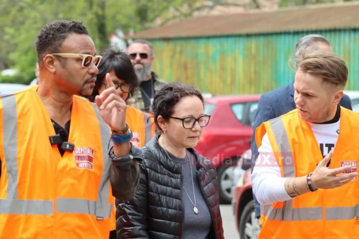 Cuba Goodin alături de Codin Maticiuc sursă foto: Mediaflux