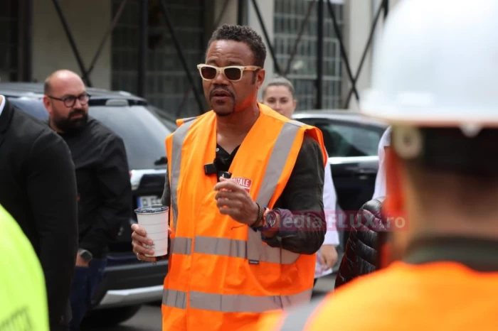 Cuba Goodin alături de Codin Maticiuc sursă foto: Mediaflux