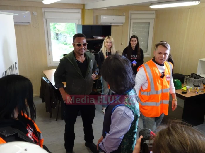 Primele imagini cu Cuba Gooding Jr în România sursă foto: mediaflux