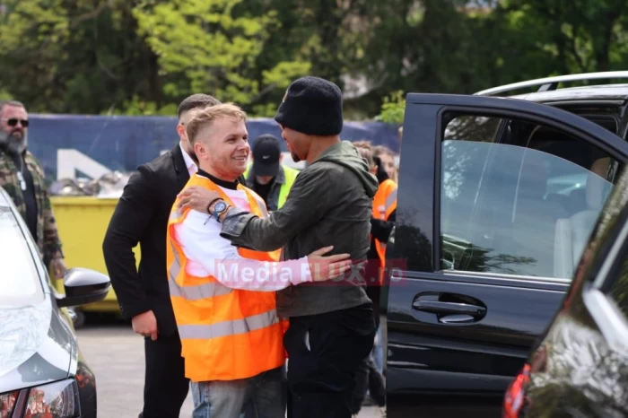 Primele imagini cu Cuba Gooding Jr în România sursă foto: mediaflux