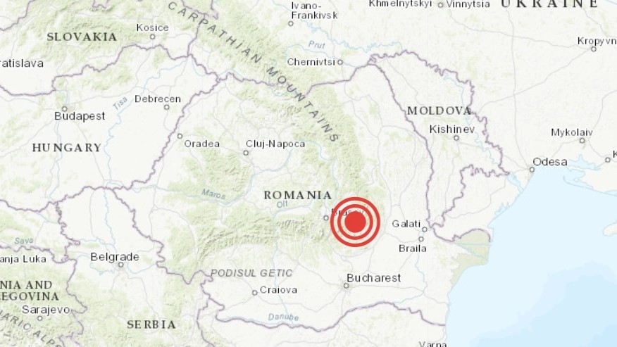 Cutremur în Vrancea miercuri dimineață Seism mediu de magnitudine 4