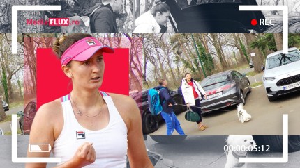 PAPARAZZI Irina Begu pe terenul de tenis alături de iubitul antrenor și de cățelul familiei Dragostea nu ajută totuși performanța FOTO și VIDEO