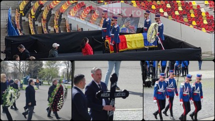 UPDATE Slujbă pentru Mircea Lucescu. Nume mari din fotbal au început să vină inclusiv Gică Hagi. Imagini de la priveghiul lui Mircea Lucescu pe Arena Națională FOTO și VIDEO