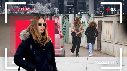 PAPARAZZI Soția lui Dan Petrescu aproape de marele antrenor Adriana Petrescu a rămas alături de fiica sa în România