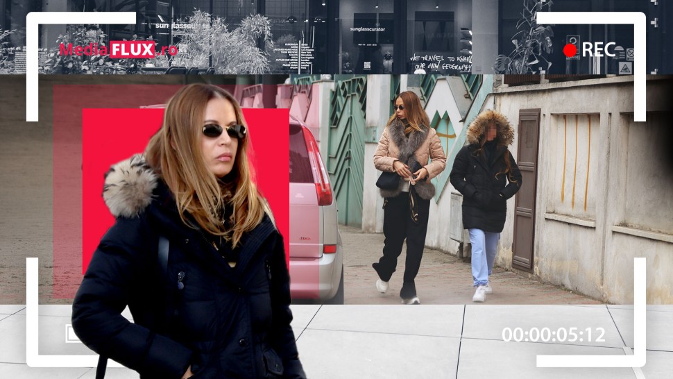 PAPARAZZI Soția lui Dan Petrescu aproape de marele antrenor Adriana Petrescu a rămas alături de fiica sa în România